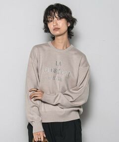 MAYSON GREY / メイソングレイ ニット・セーター | 【WEB限定】刺繍ロゴニットプルオーバー≪洗濯機で洗える≫