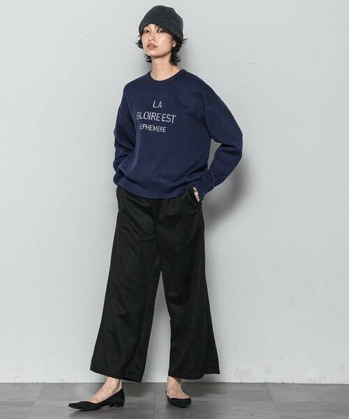 MAYSON GREY / メイソングレイ ニット・セーター | 【WEB限定】刺繍ロゴニットプルオーバー≪洗濯機で洗える≫ | 詳細5