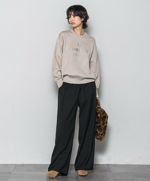 MAYSON GREY / メイソングレイ ニット・セーター | 【WEB限定】刺繍ロゴニットプルオーバー≪洗濯機で洗える≫ | 詳細17