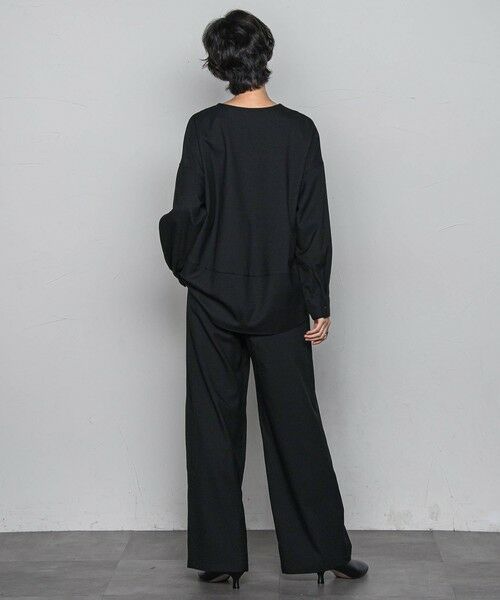 MAYSON GREY / メイソングレイ シャツ・ブラウス | 【一瞬で楽とキレイを叶える】裏起毛2WAYネックブラウス≪手洗い可能≫ | 詳細6