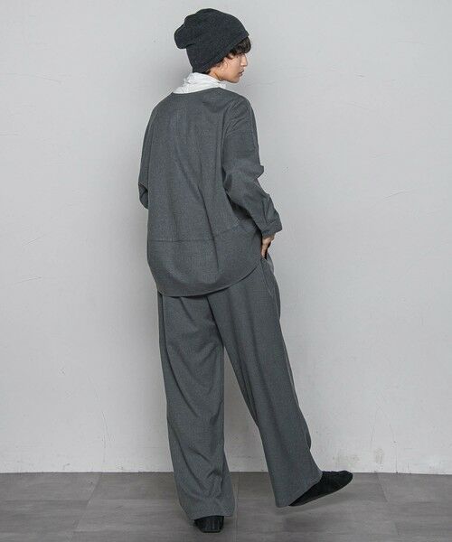 MAYSON GREY / メイソングレイ シャツ・ブラウス | 【一瞬で楽とキレイを叶える】裏起毛2WAYネックブラウス≪手洗い可能≫ | 詳細13