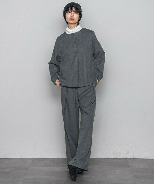 MAYSON GREY / メイソングレイ シャツ・ブラウス | 【一瞬で楽とキレイを叶える】裏起毛2WAYネックブラウス≪手洗い可能≫ | 詳細14