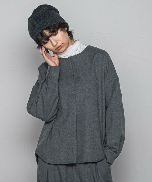MAYSON GREY / メイソングレイ シャツ・ブラウス | 【一瞬で楽とキレイを叶える】裏起毛2WAYネックブラウス≪手洗い可能≫ | 詳細9
