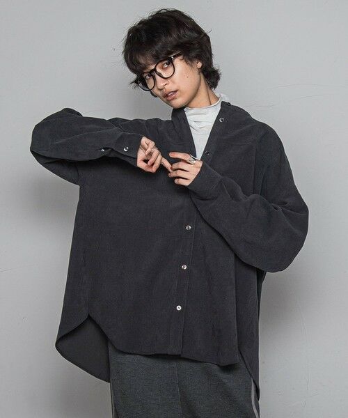 MAYSON GREY / メイソングレイ シャツ・ブラウス | コーデュロイバックタックシャツ≪手洗い可能≫ | 詳細9