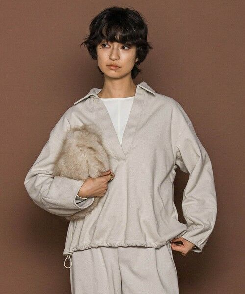 MAYSON GREY / メイソングレイ シャツ・ブラウス | 【楽・美・軽】スキッパーブラウス≪手洗い可能≫ | 詳細1