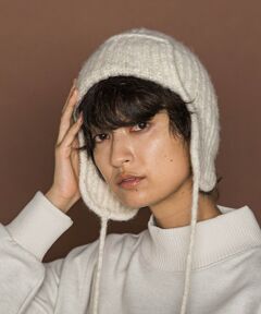 MAYSON GREY / メイソングレイ キャップ | ニットフライト帽