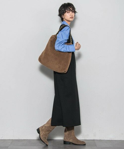 MAYSON GREY / メイソングレイ ロング・マキシ丈ワンピース | 【ノンアイロン】-3kg見えIラインワンピース≪手洗い可能≫ | 詳細3