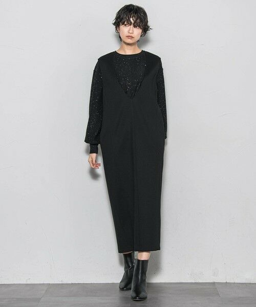 MAYSON GREY / メイソングレイ ロング・マキシ丈ワンピース | 【ノンアイロン】-3kg見えIラインワンピース≪手洗い可能≫ | 詳細6