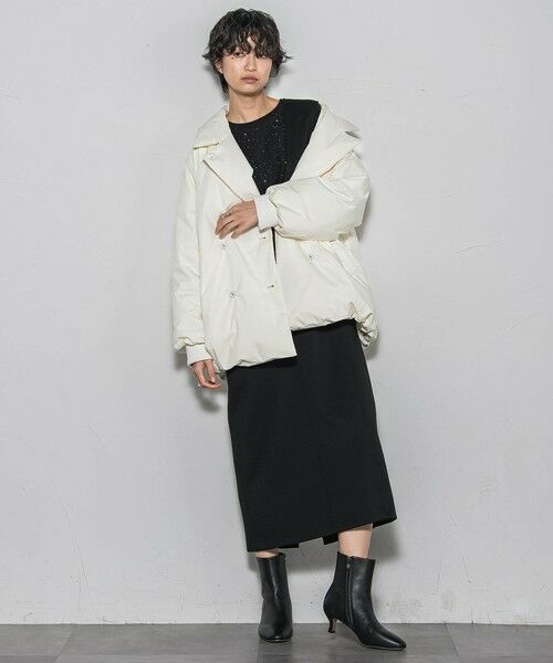 MAYSON GREY / メイソングレイ ロング・マキシ丈ワンピース | 【ノンアイロン】-3kg見えIラインワンピース≪手洗い可能≫ | 詳細8