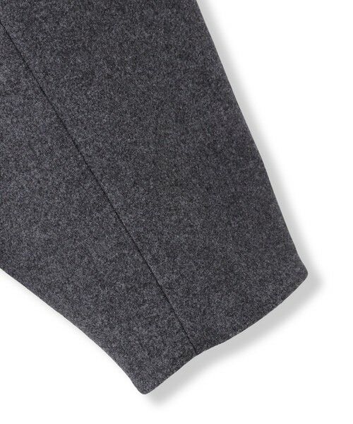 MAYSON GREY / メイソングレイ ダッフルコート | ライトジャージメルトンノーカラーミドルコート | 詳細29