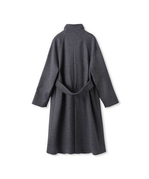 MAYSON GREY / メイソングレイ ダッフルコート | ライトジャージメルトンスタンドカラーロングコート | 詳細27