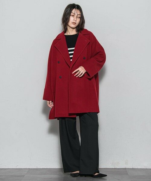 MAYSON GREY / メイソングレイ ダッフルコート | ラムウールダブルカラーコート | 詳細4