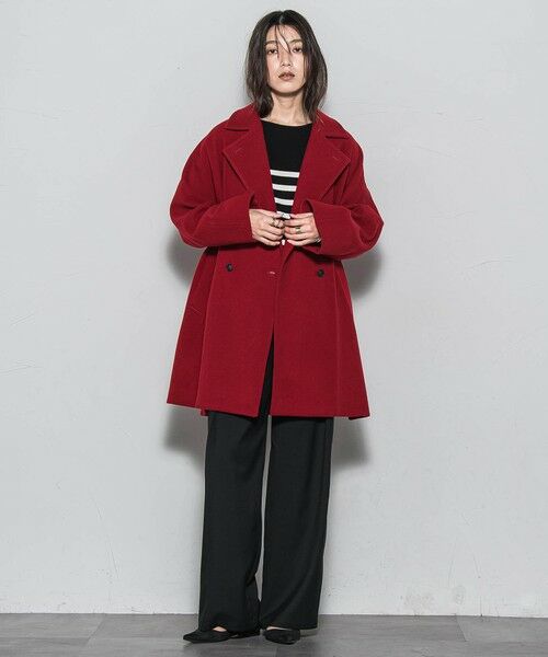 MAYSON GREY / メイソングレイ ダッフルコート | ラムウールダブルカラーコート | 詳細5