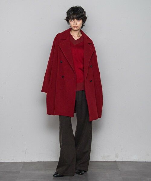 MAYSON GREY / メイソングレイ ダッフルコート | ラムウールダブルカラーコート | 詳細12