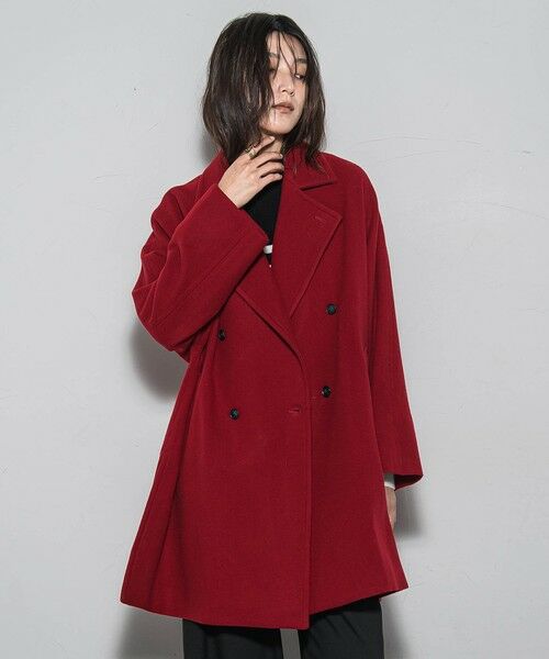 MAYSON GREY / メイソングレイ ダッフルコート | ラムウールダブルカラーコート | 詳細1