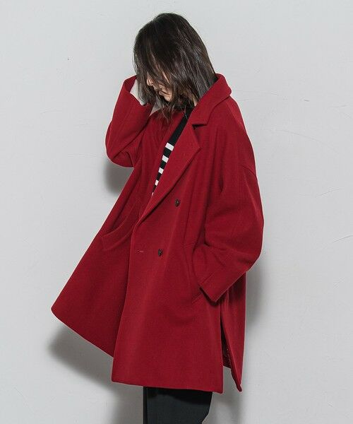 MAYSON GREY / メイソングレイ ダッフルコート | ラムウールダブルカラーコート | 詳細2