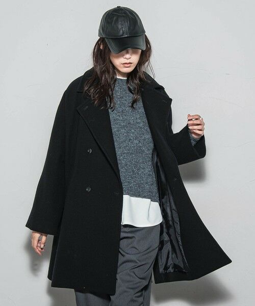 MAYSON GREY / メイソングレイ ダッフルコート | ラムウールダブルカラーコート | 詳細20