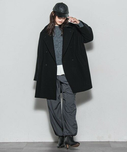 MAYSON GREY / メイソングレイ ダッフルコート | ラムウールダブルカラーコート | 詳細24