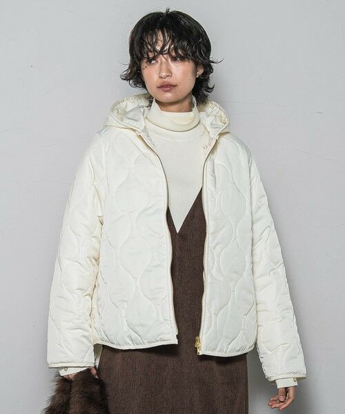 MAYSON GREY / メイソングレイ テーラードジャケット | 【WEB限定】キルティング×ボアブルゾン≪手洗い可能≫ | 詳細1