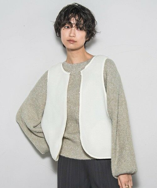 MAYSON GREY / メイソングレイ テーラードジャケット | 【WEB限定】キルティング×ボアブルゾン≪手洗い可能≫ | 詳細8