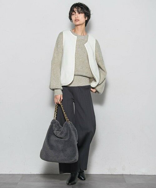 MAYSON GREY / メイソングレイ テーラードジャケット | 【WEB限定】キルティング×ボアブルゾン≪手洗い可能≫ | 詳細11