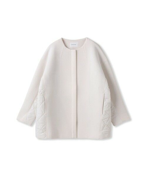 MAYSON GREY / メイソングレイ ダッフルコート | モスダンボール×中綿キルティングノーカラーコート≪手洗い可能≫ | 詳細8