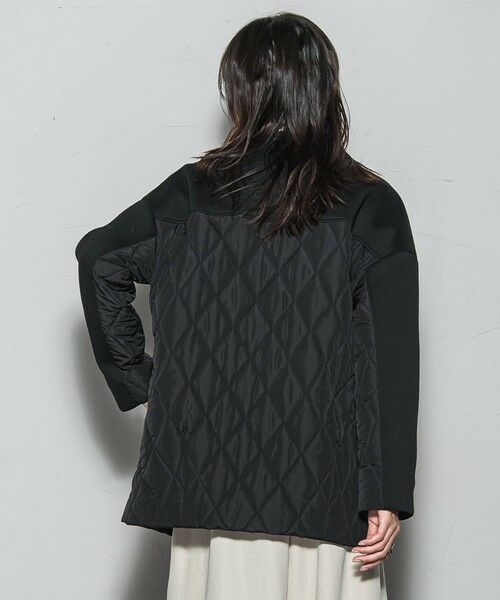 MAYSON GREY / メイソングレイ ダッフルコート | モスダンボール×中綿キルティングノーカラーコート≪手洗い可能≫ | 詳細11