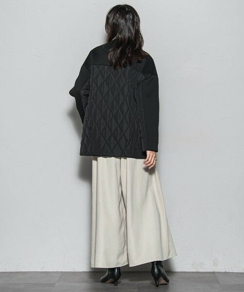 MAYSON GREY / メイソングレイ ダッフルコート | モスダンボール×中綿キルティングノーカラーコート≪手洗い可能≫ | 詳細15