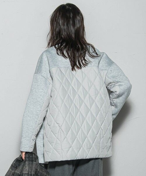 MAYSON GREY / メイソングレイ ダッフルコート | モスダンボール×中綿キルティングノーカラーコート≪手洗い可能≫ | 詳細19