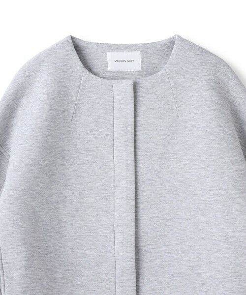 MAYSON GREY / メイソングレイ ダッフルコート | モスダンボール×中綿キルティングノーカラーコート≪手洗い可能≫ | 詳細27