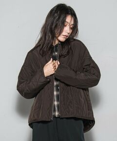 MAYSON GREY / メイソングレイ テーラードジャケット | キルティング×フェイクファーリバーシブルブルゾン