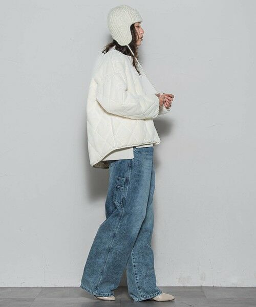 MAYSON GREY / メイソングレイ テーラードジャケット | キルティング×フェイクファーリバーシブルブルゾン | 詳細5