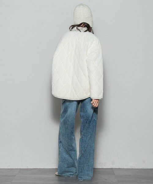 MAYSON GREY / メイソングレイ テーラードジャケット | キルティング×フェイクファーリバーシブルブルゾン | 詳細6