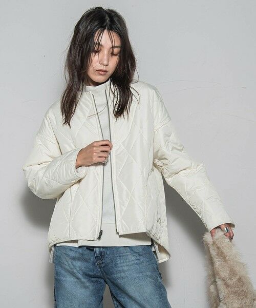 MAYSON GREY / メイソングレイ テーラードジャケット | キルティング×フェイクファーリバーシブルブルゾン | 詳細7