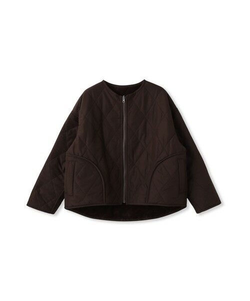 MAYSON GREY / メイソングレイ テーラードジャケット | キルティング×フェイクファーリバーシブルブルゾン | 詳細29