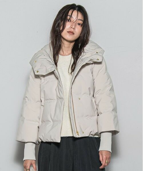 MAYSON GREY / メイソングレイ テーラードジャケット | 袖口リブシームレスダウンジャケット | 詳細2