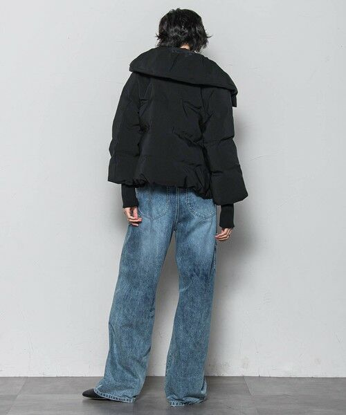 MAYSON GREY / メイソングレイ テーラードジャケット | 袖口リブシームレスダウンジャケット | 詳細14