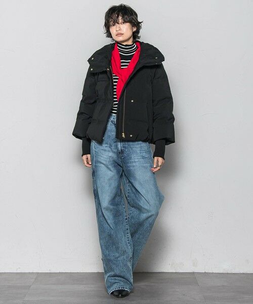 MAYSON GREY / メイソングレイ テーラードジャケット | 袖口リブシームレスダウンジャケット | 詳細12