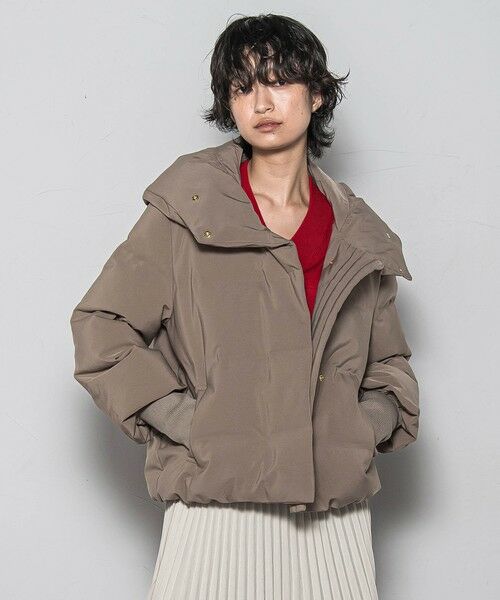 MAYSON GREY / メイソングレイ テーラードジャケット | 袖口リブシームレスダウンジャケット | 詳細16