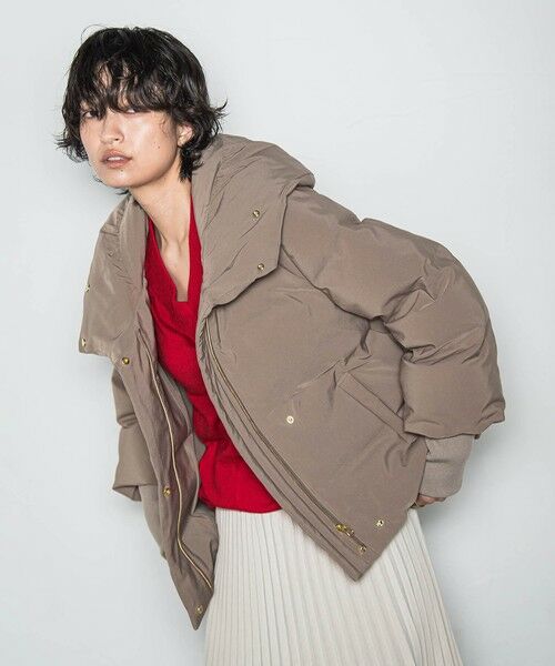 MAYSON GREY / メイソングレイ テーラードジャケット | 袖口リブシームレスダウンジャケット | 詳細18