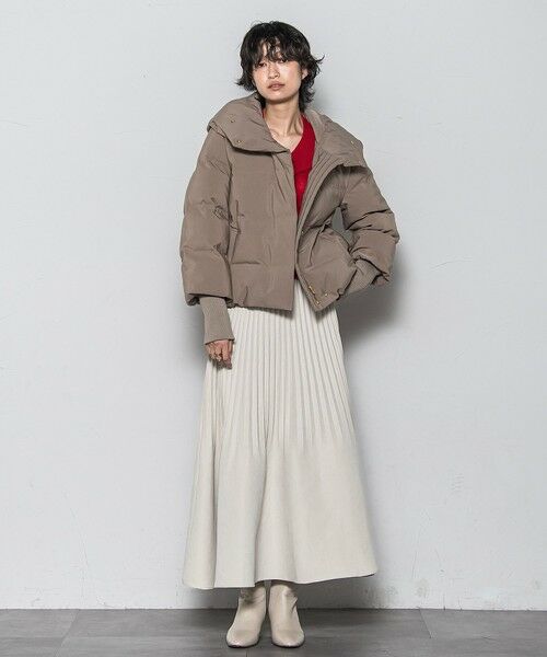 MAYSON GREY / メイソングレイ テーラードジャケット | 袖口リブシームレスダウンジャケット | 詳細21