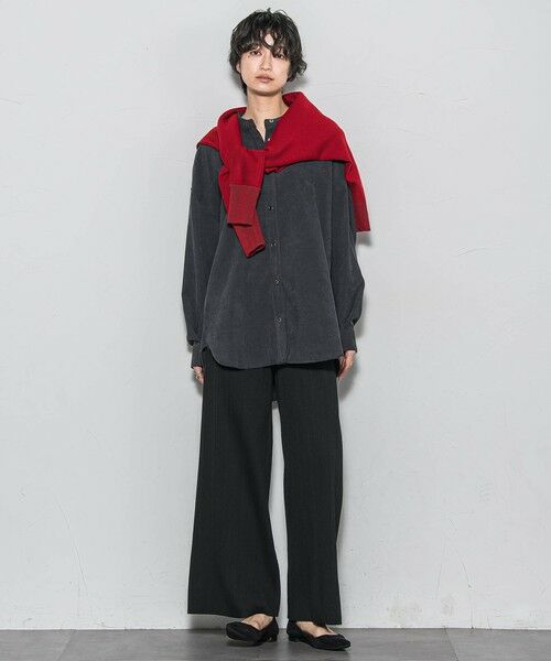 MAYSON GREY / メイソングレイ その他パンツ | 【WEB限定】裏起毛プリーツパンツ≪手洗い可能≫ | 詳細3