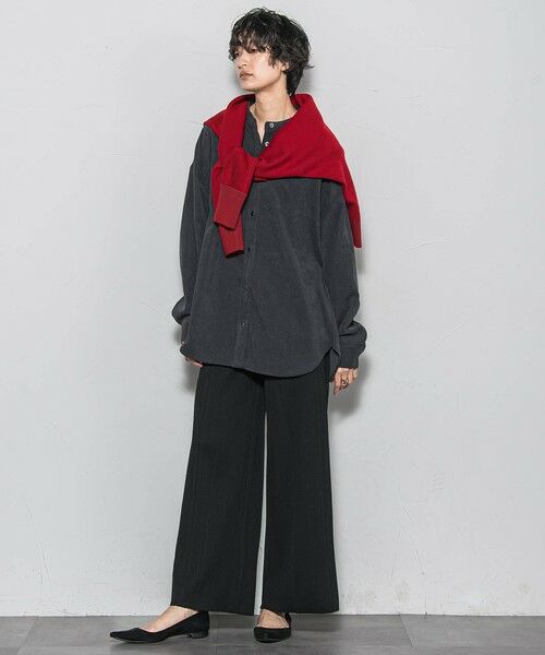 MAYSON GREY / メイソングレイ その他パンツ | 【WEB限定】裏起毛プリーツパンツ≪手洗い可能≫ | 詳細4