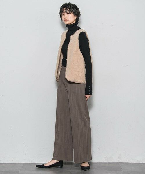 MAYSON GREY / メイソングレイ その他パンツ | 【WEB限定】裏起毛プリーツパンツ≪手洗い可能≫ | 詳細15