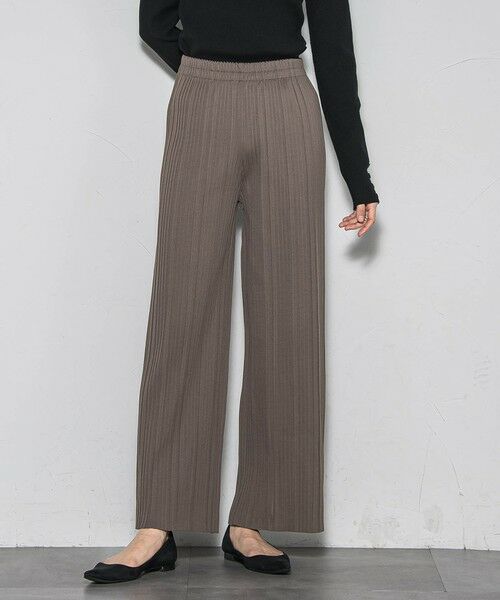 MAYSON GREY / メイソングレイ その他パンツ | 【WEB限定】裏起毛プリーツパンツ≪手洗い可能≫（ブラウン）