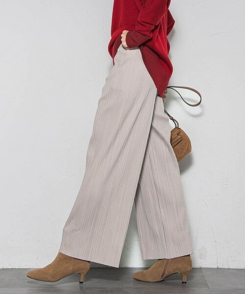 MAYSON GREY / メイソングレイ その他パンツ | 【WEB限定】裏起毛プリーツパンツ≪手洗い可能≫ | 詳細18