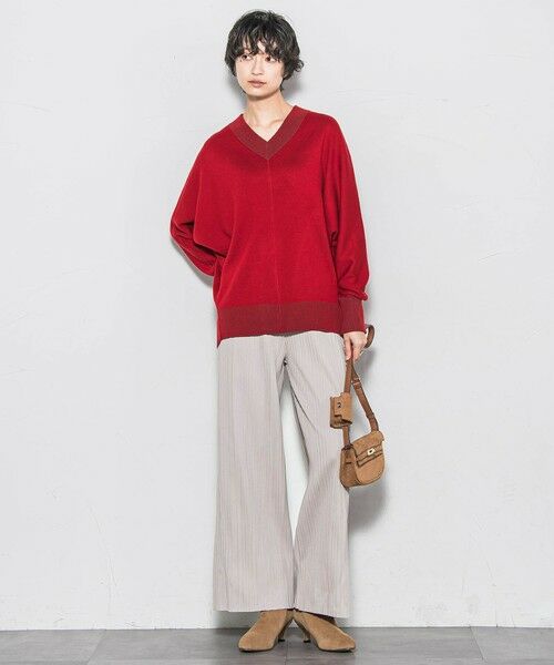 MAYSON GREY / メイソングレイ その他パンツ | 【WEB限定】裏起毛プリーツパンツ≪手洗い可能≫ | 詳細20