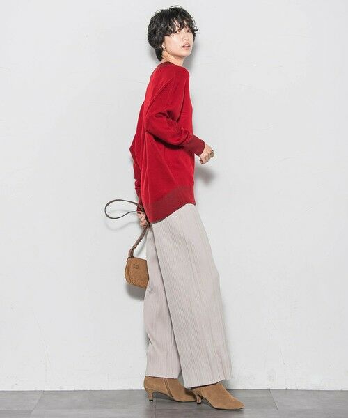 MAYSON GREY / メイソングレイ その他パンツ | 【WEB限定】裏起毛プリーツパンツ≪手洗い可能≫ | 詳細21