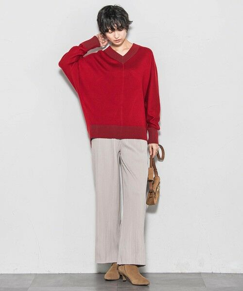 MAYSON GREY / メイソングレイ その他パンツ | 【WEB限定】裏起毛プリーツパンツ≪手洗い可能≫ | 詳細22