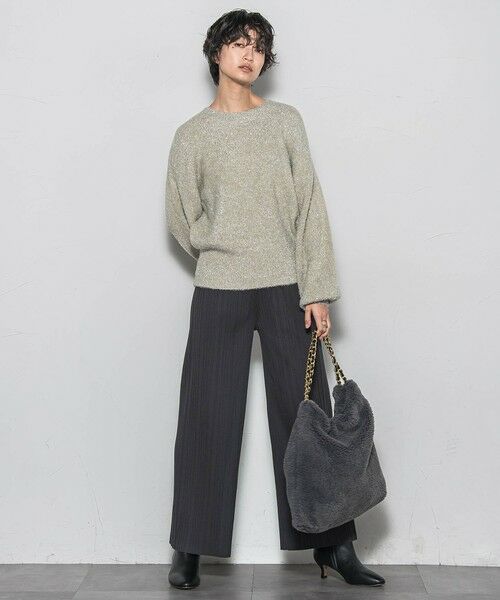 MAYSON GREY / メイソングレイ その他パンツ | 【WEB限定】裏起毛プリーツパンツ≪手洗い可能≫ | 詳細27